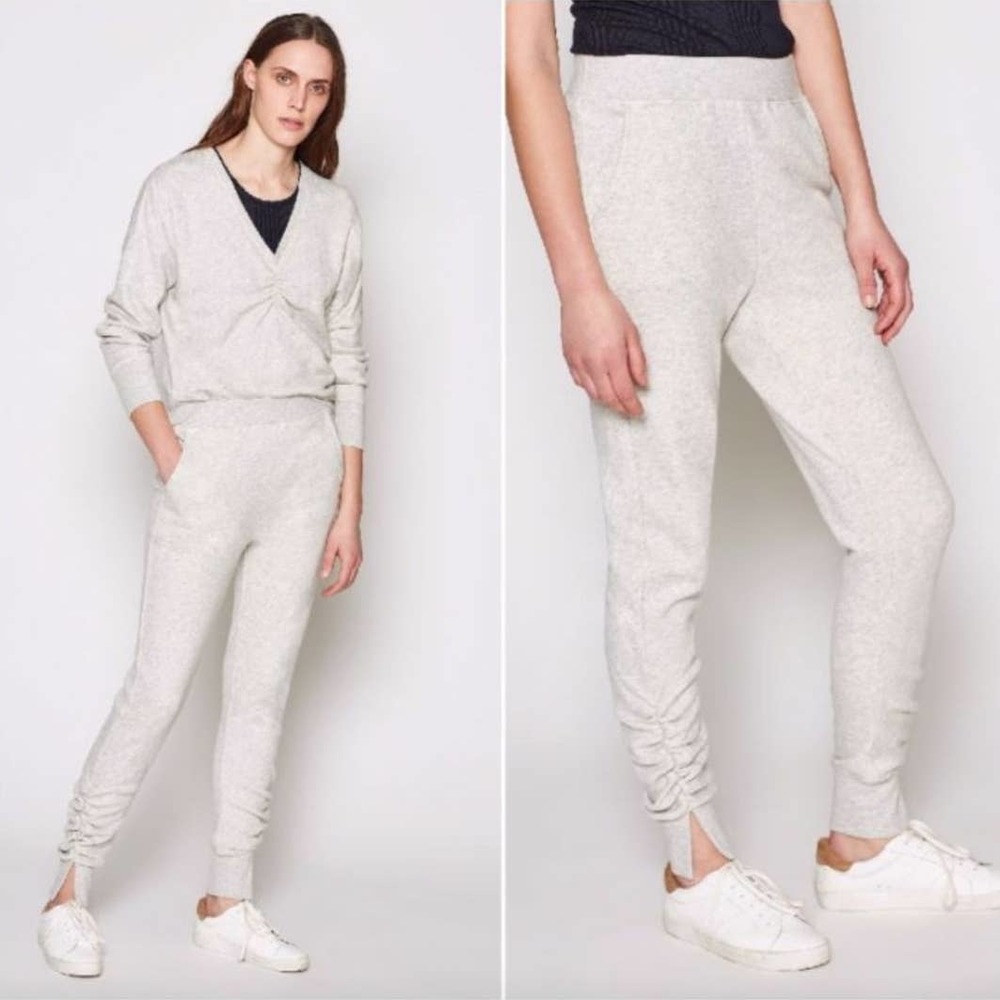 NWT Joie Jogger Pant Wayca Soft Ruched Gray XS